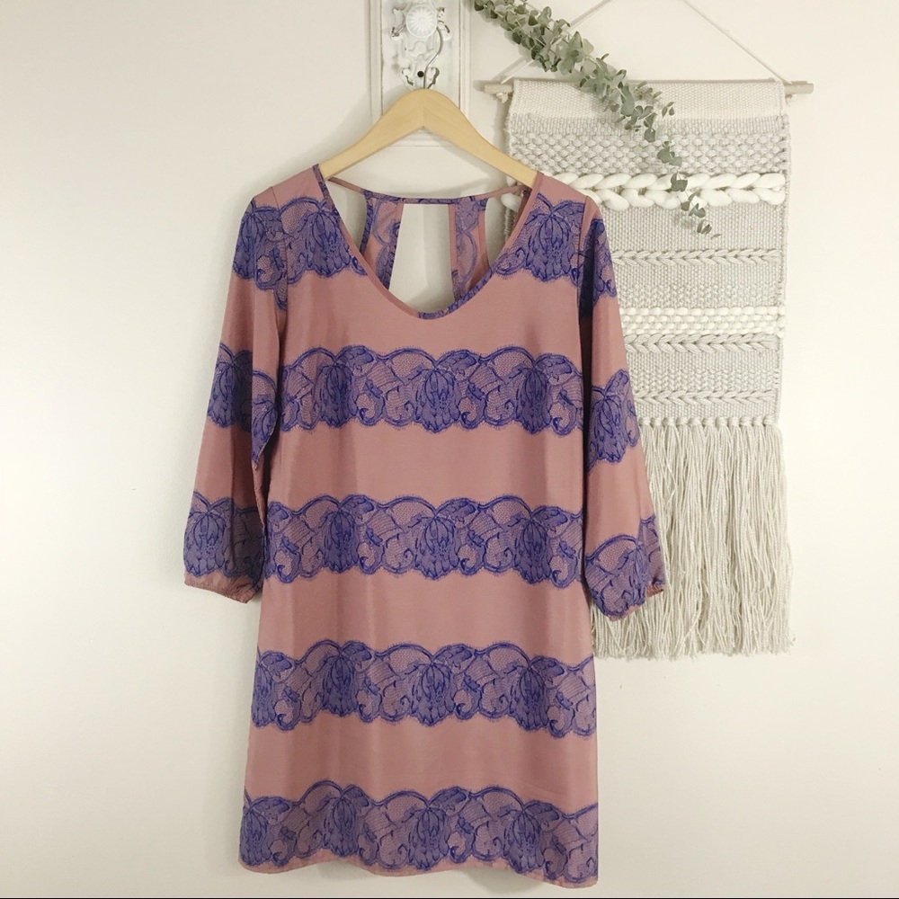 Francesca’s Open Back Shift Dress